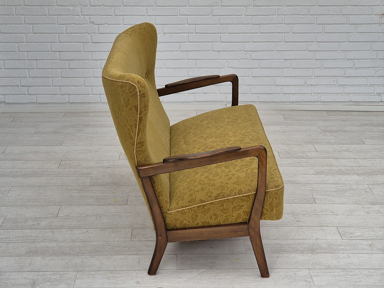 Divano danese a 2 posti di Søren Hansen per Fritz Hansen, anni '60 8