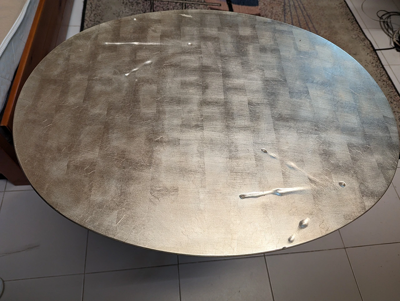 Table Traccia by Simon by Cassina in wood and metal, late 20th century 2