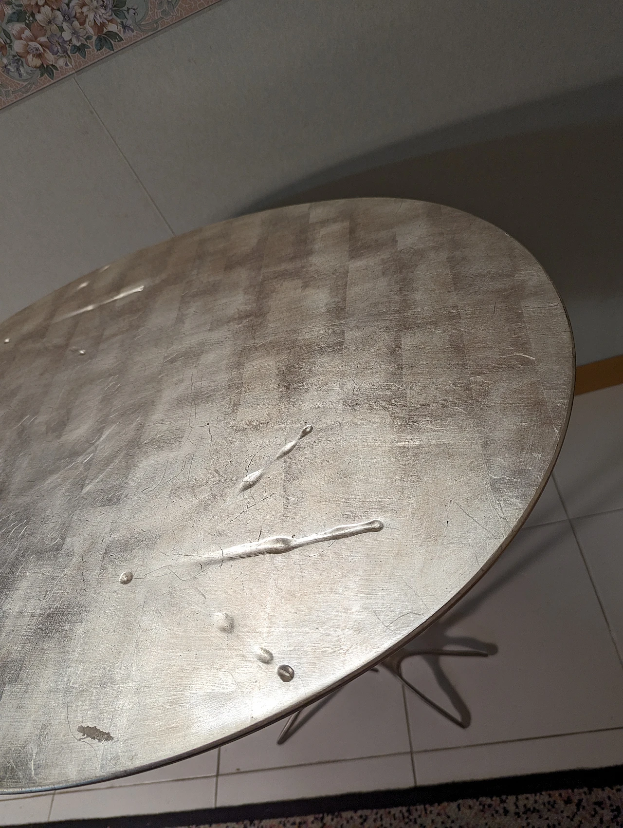 Table Traccia by Simon by Cassina in wood and metal, late 20th century 5