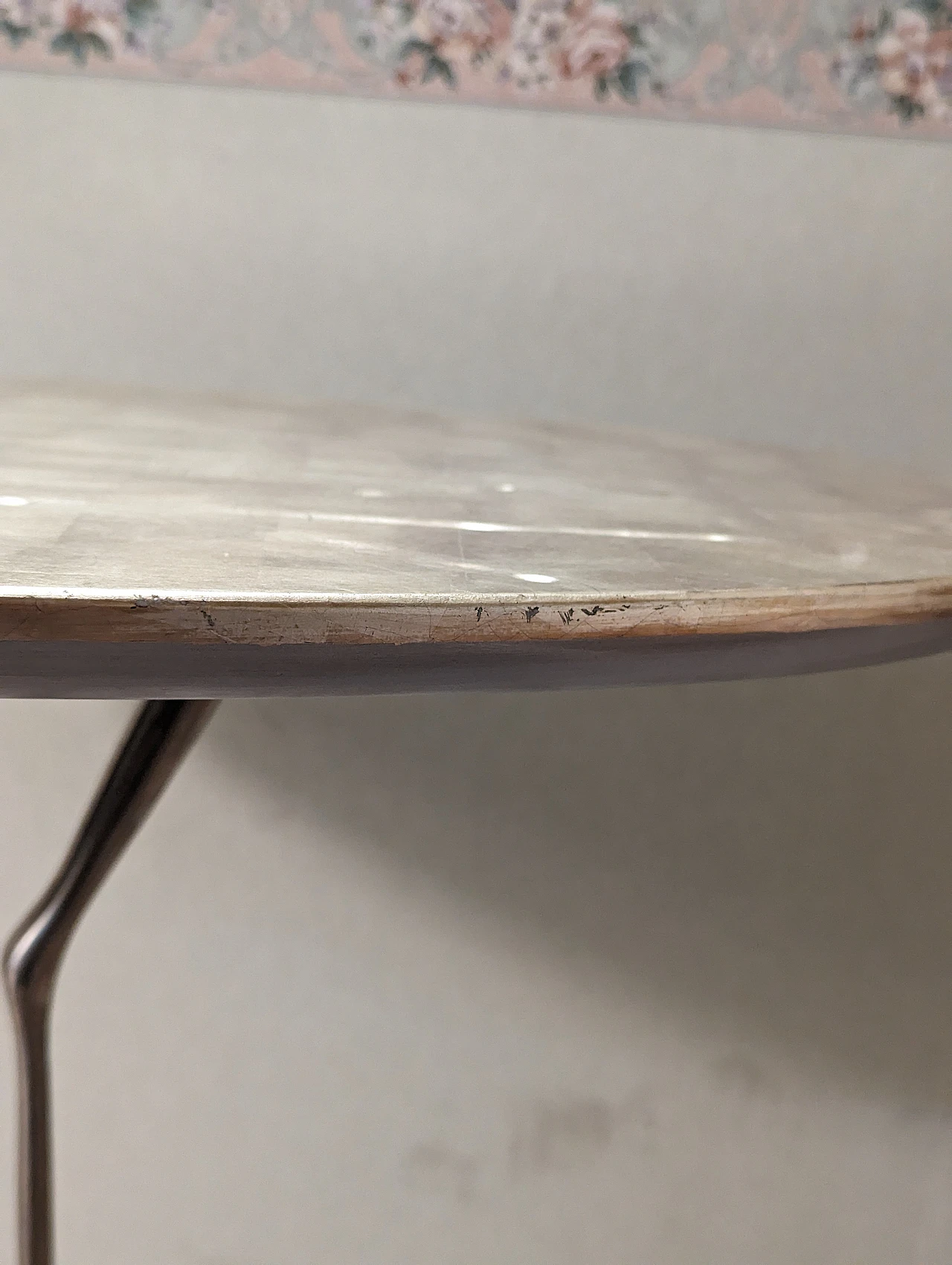 Table Traccia by Simon by Cassina in wood and metal, late 20th century 6