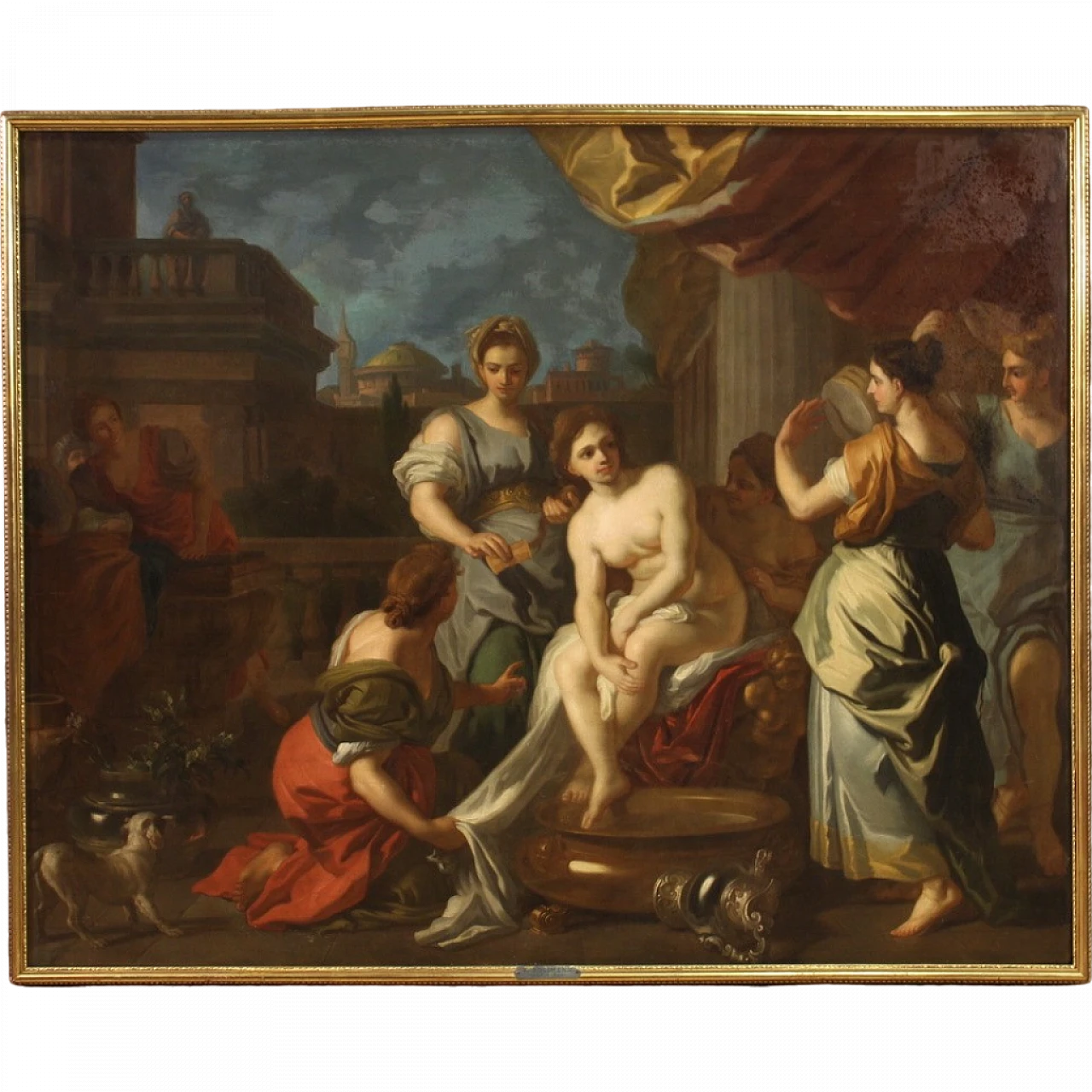 Betsabea al bagno, olio su tela, '700 16