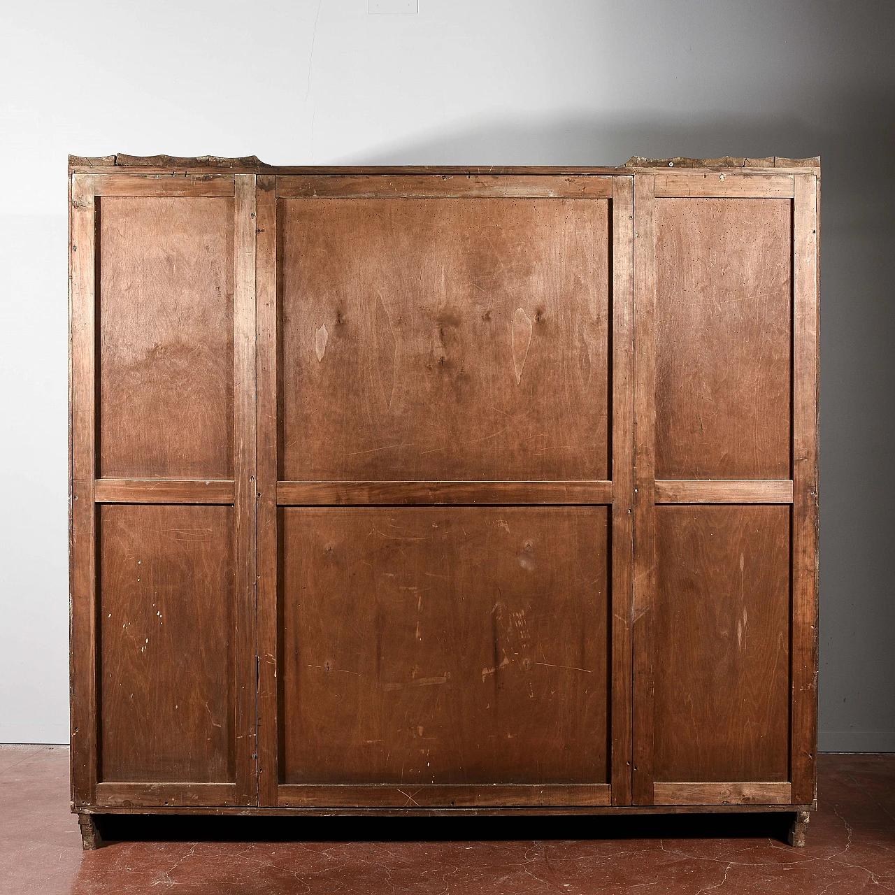 Wooden wardrobe by Gaetano Borsani Atelier di Varedo, 1920s 3