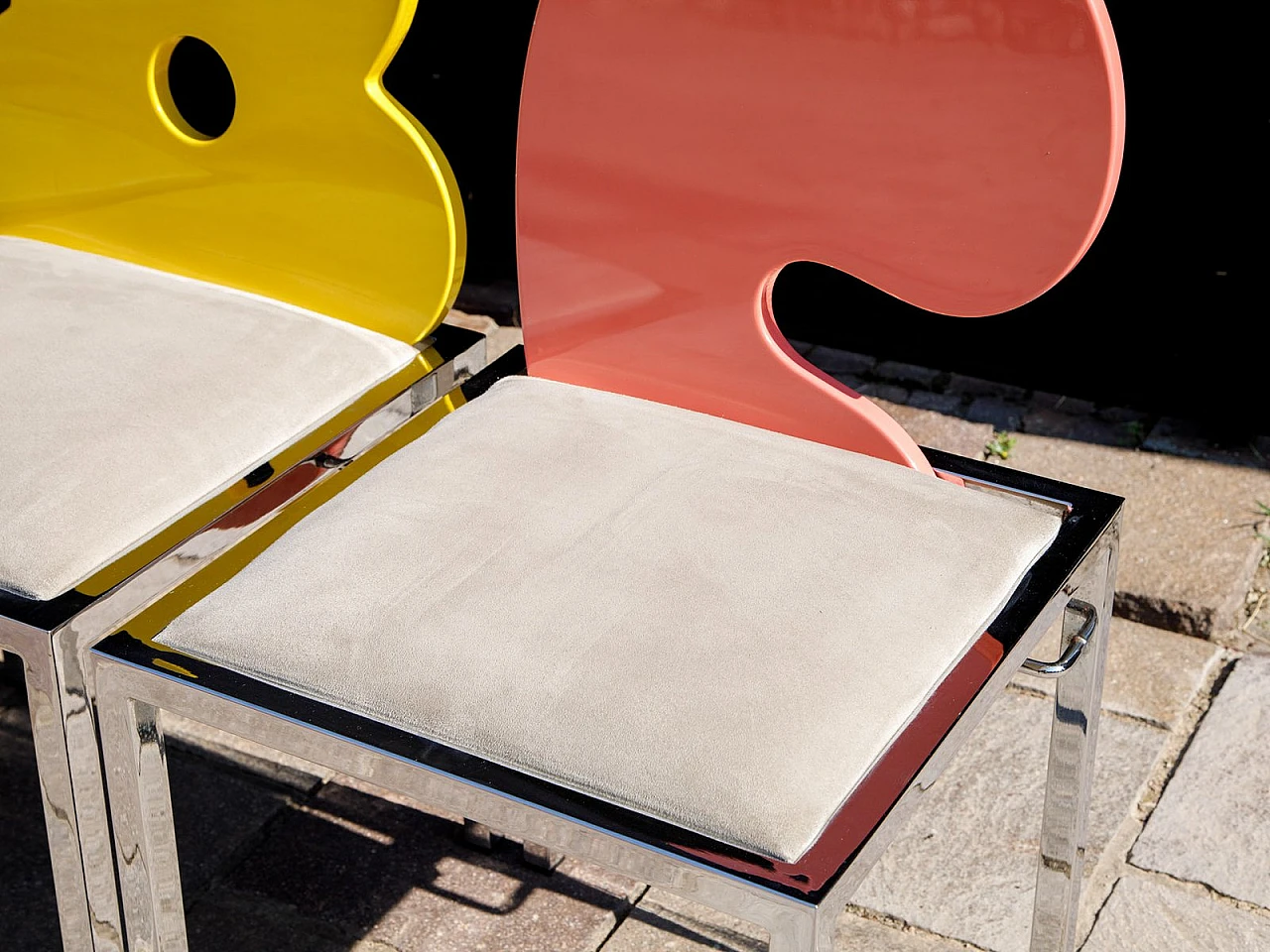 8 Omaggi chairs by Salvati & Tresoldi for Saporiti, 1980s 7