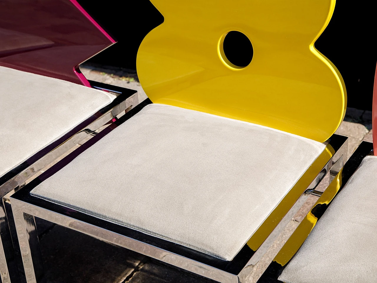 8 Omaggi chairs by Salvati & Tresoldi for Saporiti, 1980s 12