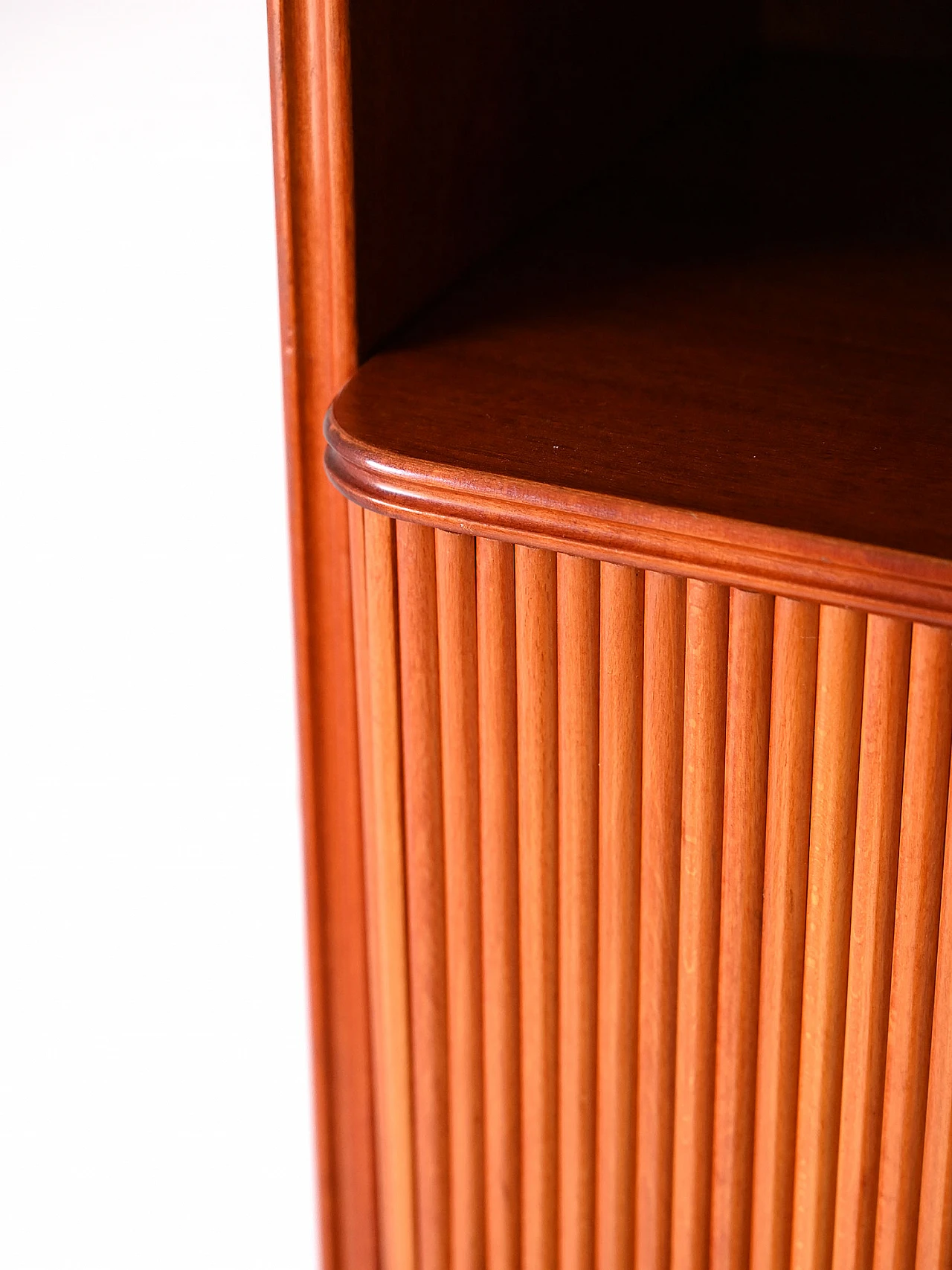 Scandinavian mahogany bookcase with writing desk, 1960s 5