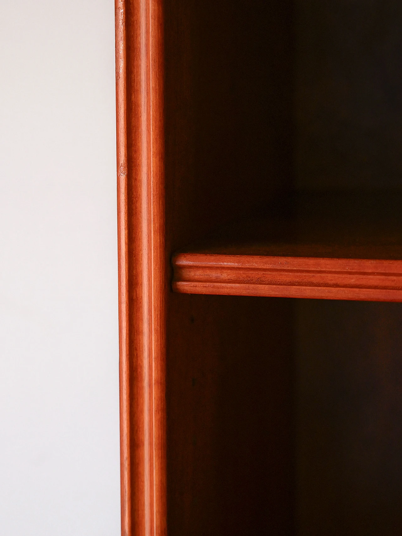 Scandinavian mahogany bookcase with writing desk, 1960s 8