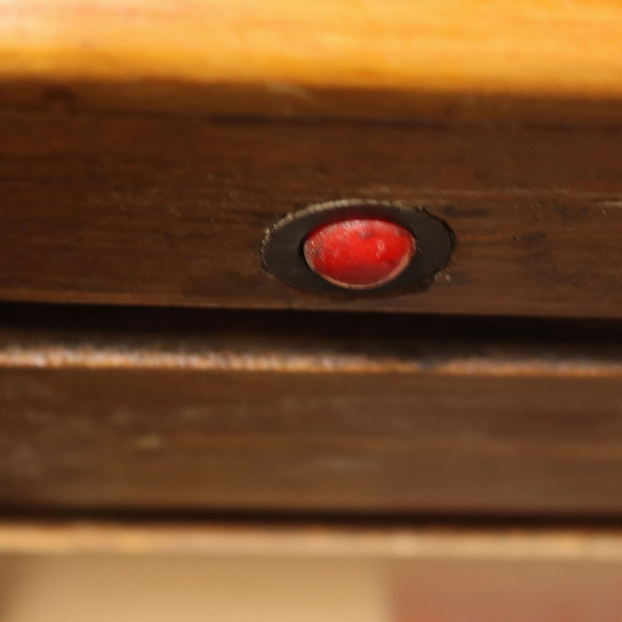 Mahogany veneered coat rack with mirrored sliding doors, 1950s 10