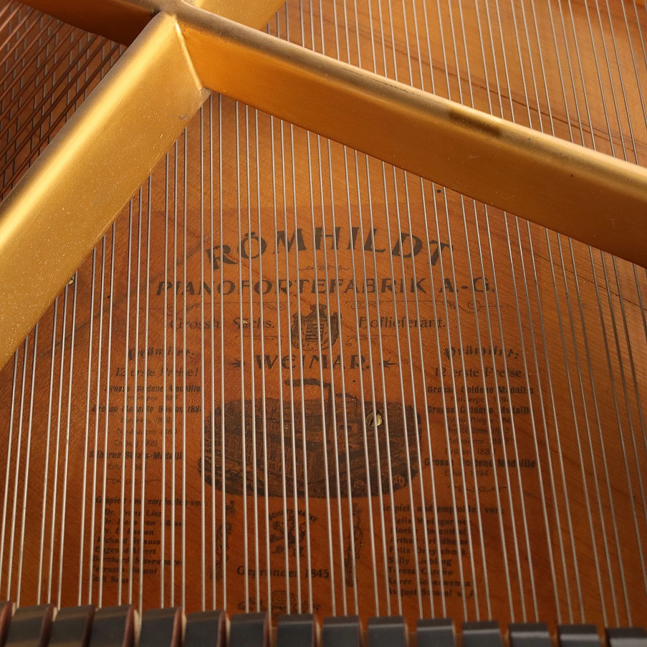 Grand piano by Römhildt Weimar, early 20th century 7