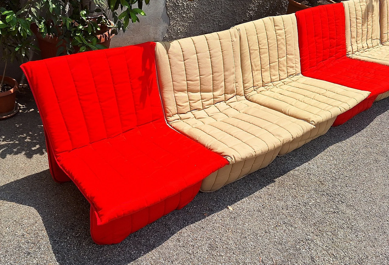 Seven-module sofa by Niels Sylvester Bendtsen, 1979 4