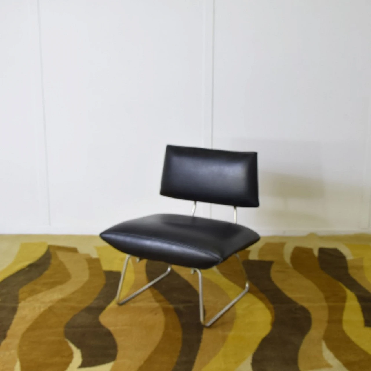 Tubular metal armchair by George Coslin, 1960s 2