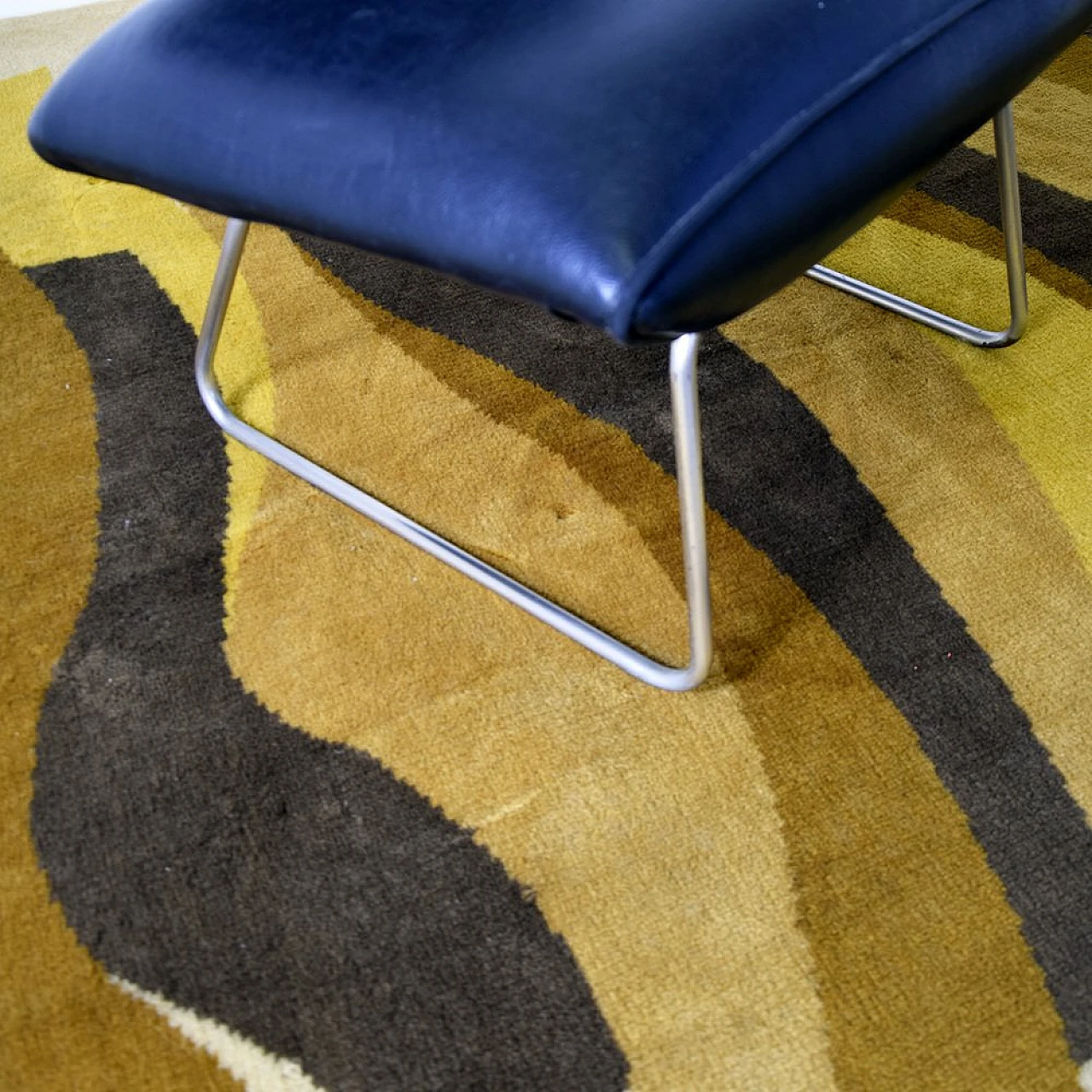 Tubular metal armchair by George Coslin, 1960s 5