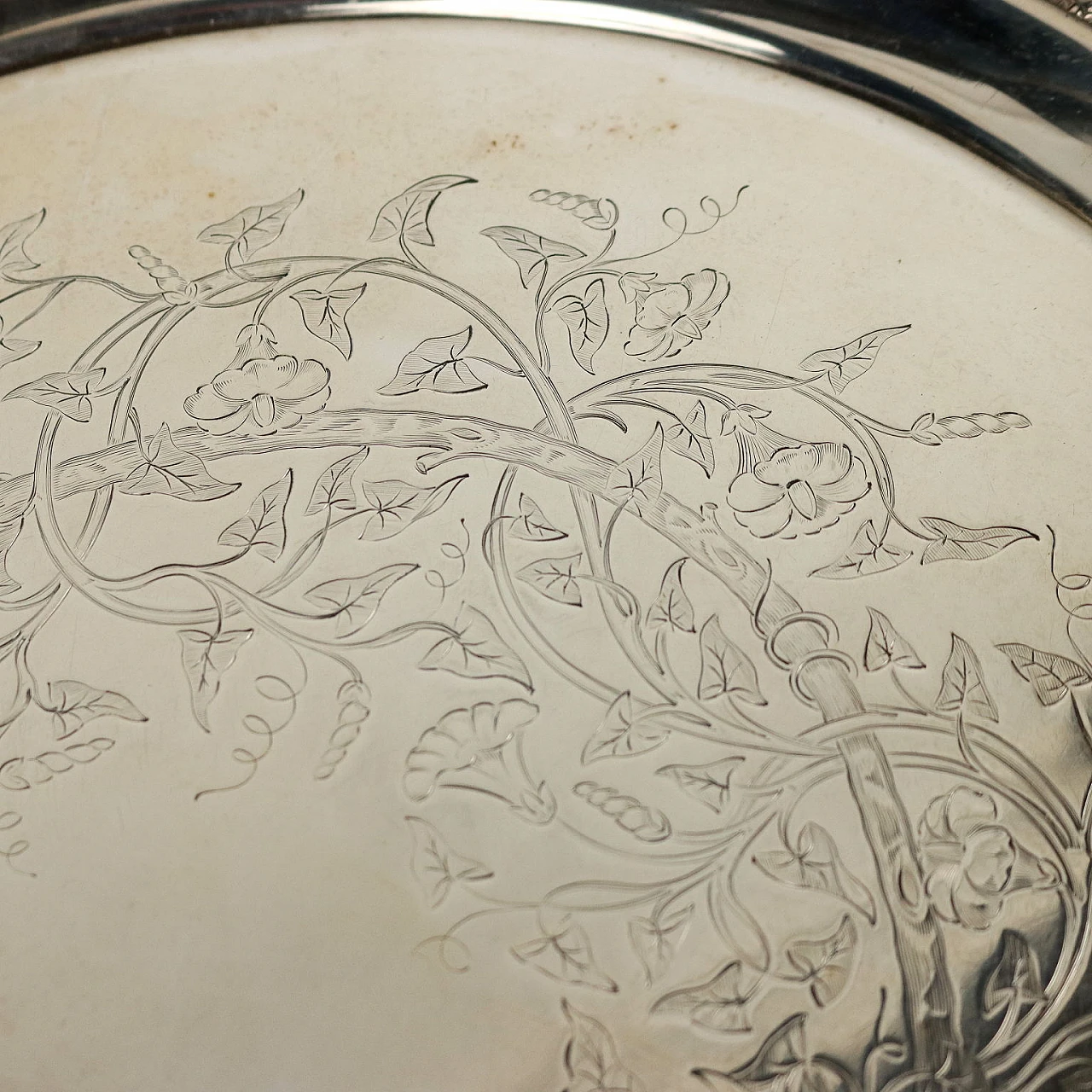 Vassoio in argento di Joseph & Edward Bradbury, 1832 6