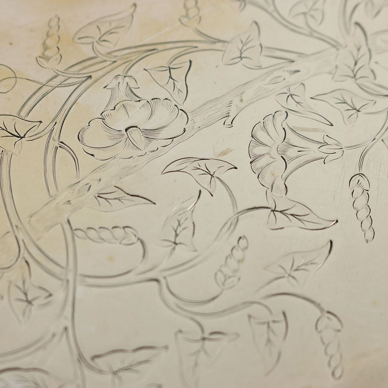 Vassoio in argento di Joseph & Edward Bradbury, 1832 7