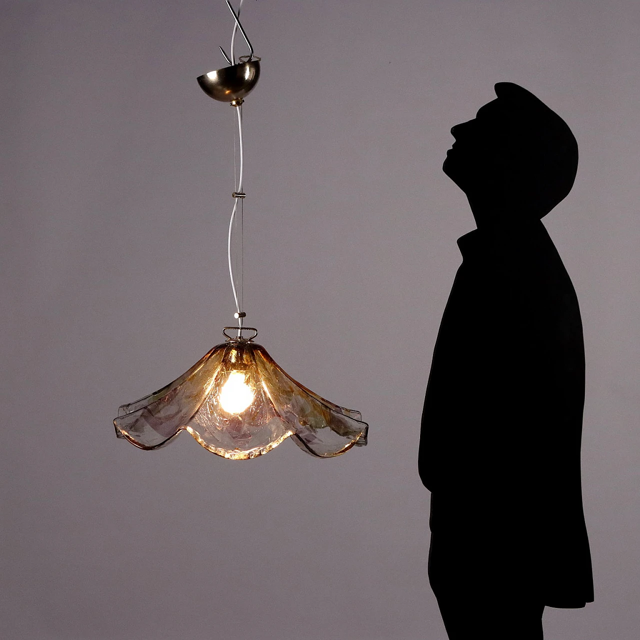 Lampadario in vetro di murano di La Murrina, anni '90 2