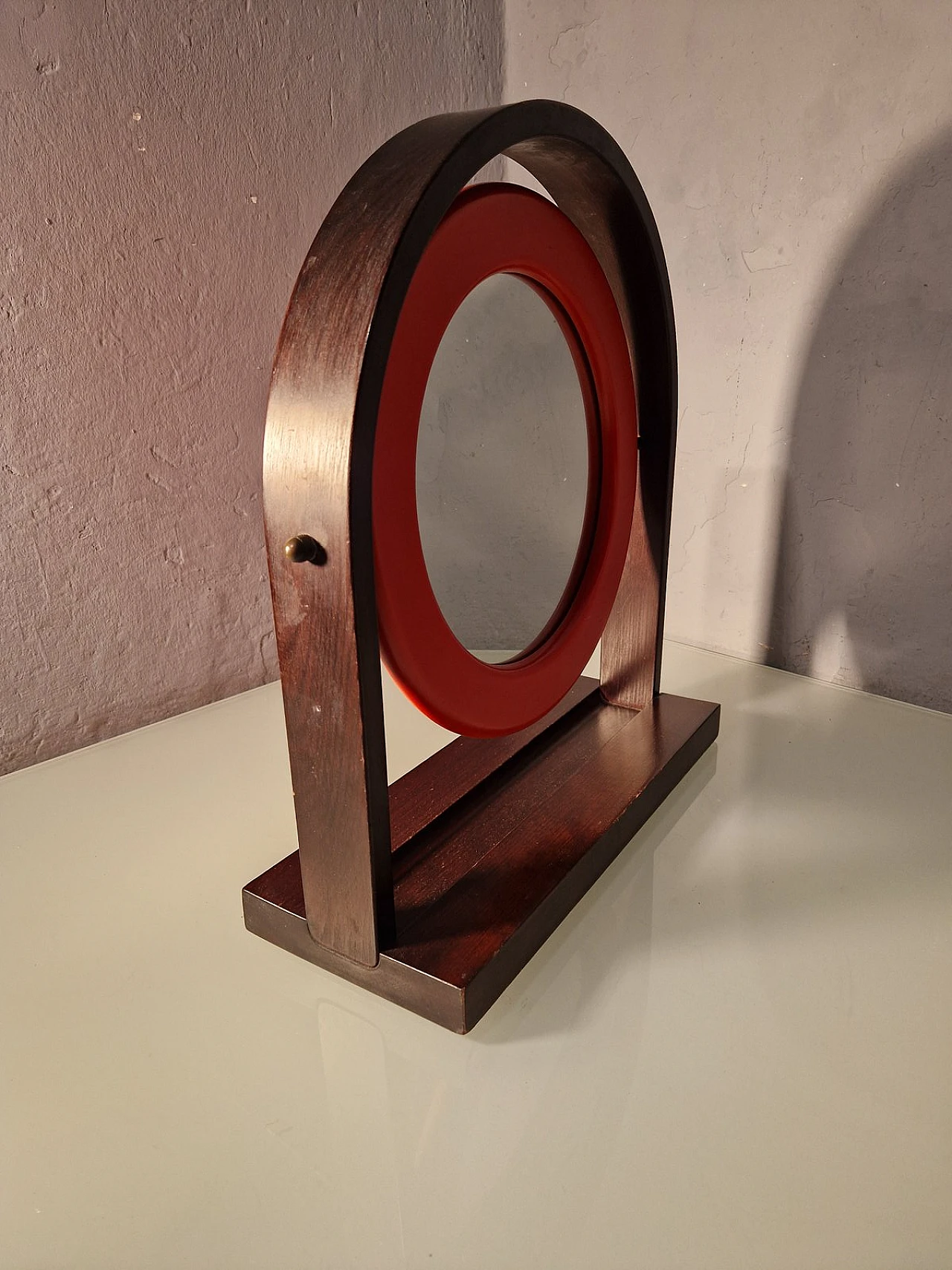 Specchio da tavolo di Ettore Sottsass per Poltronova, anni '60 2