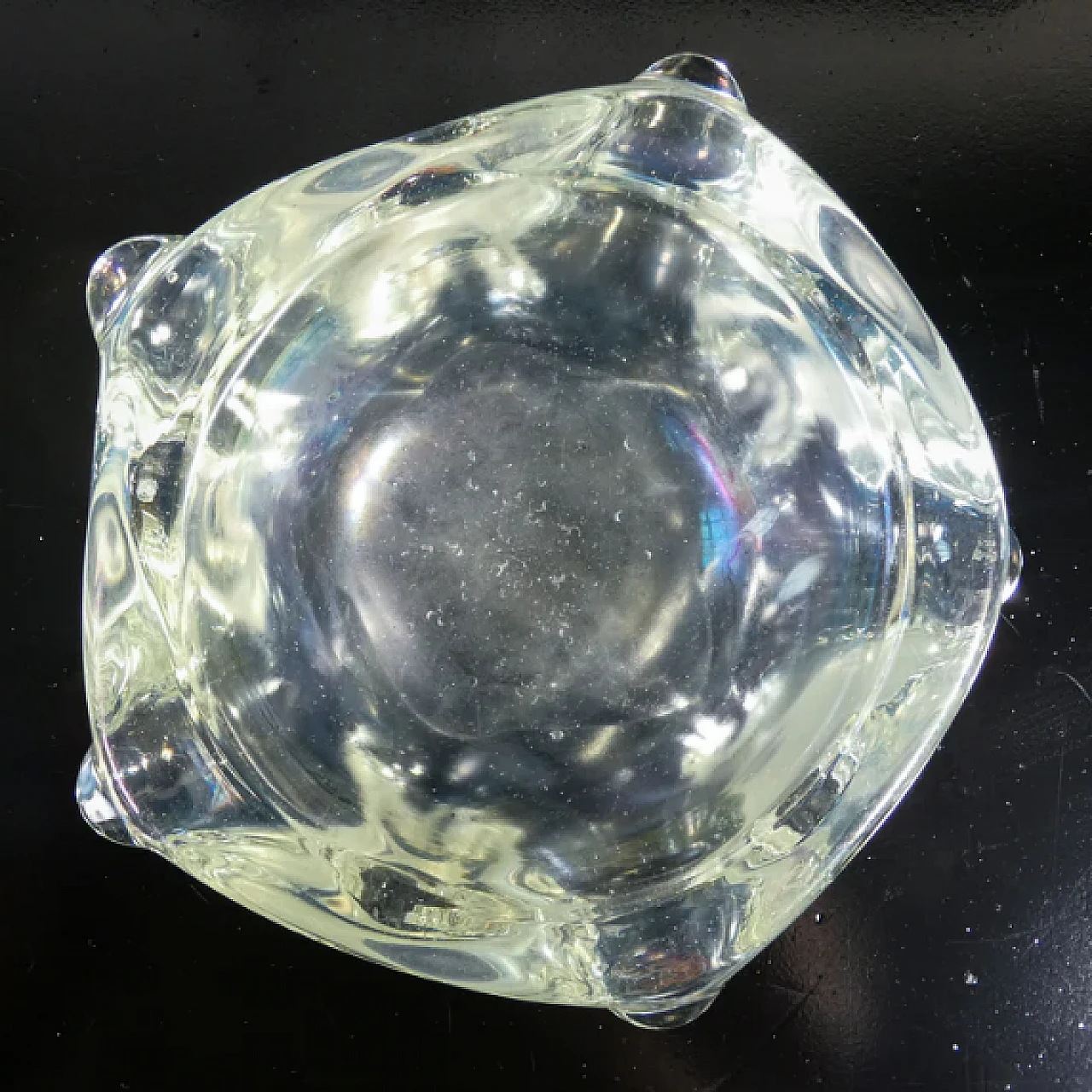 Vaso Mugnoni in vetro soffiato di Murano di E. Barovier, anni '40 4