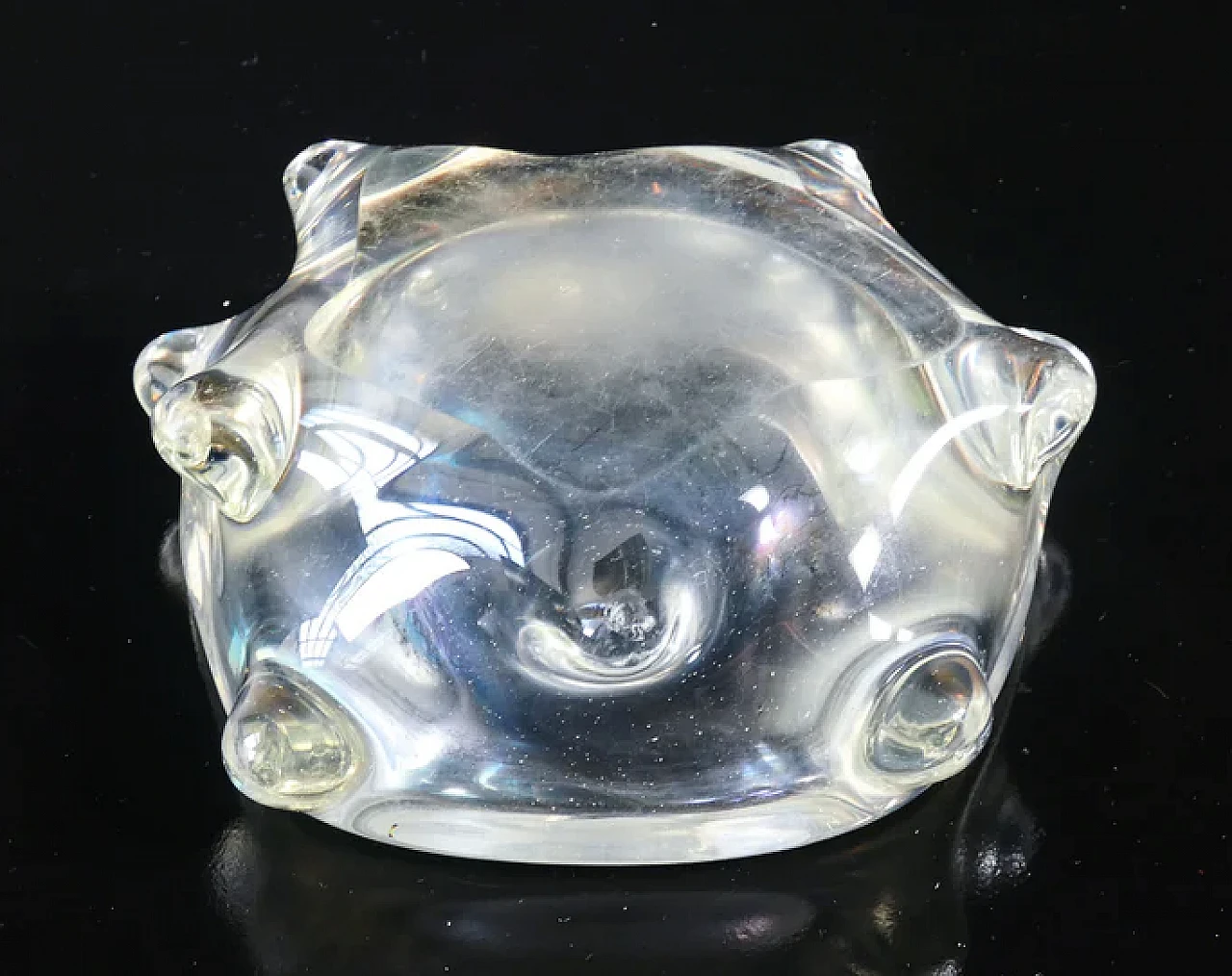 Vaso Mugnoni in vetro soffiato di Murano di E. Barovier, anni '40 6