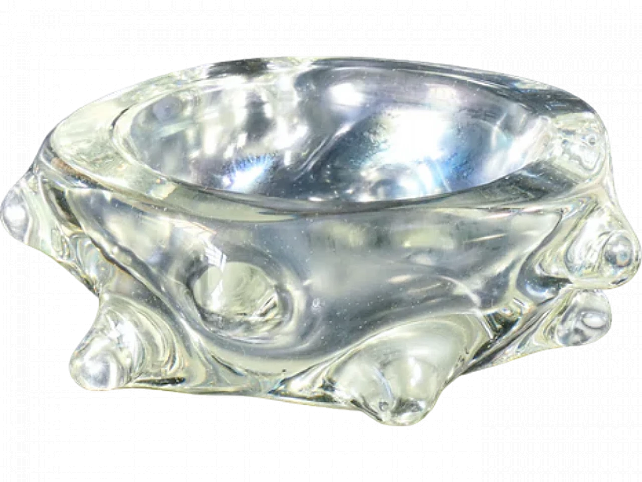 Vaso Mugnoni in vetro soffiato di Murano di E. Barovier, anni '40 8