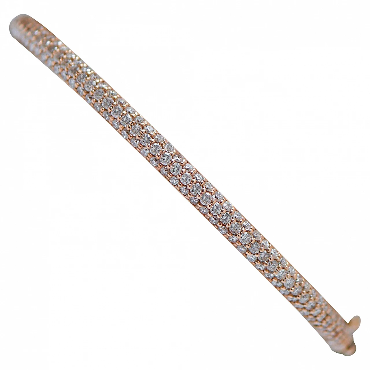 18 Karat rose gold bracelet with diamonds, 2020 1