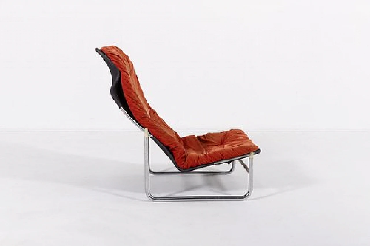 Zobra easy chair by Bror Boije and Jaan Zimmerman for Dux, 1970s 2