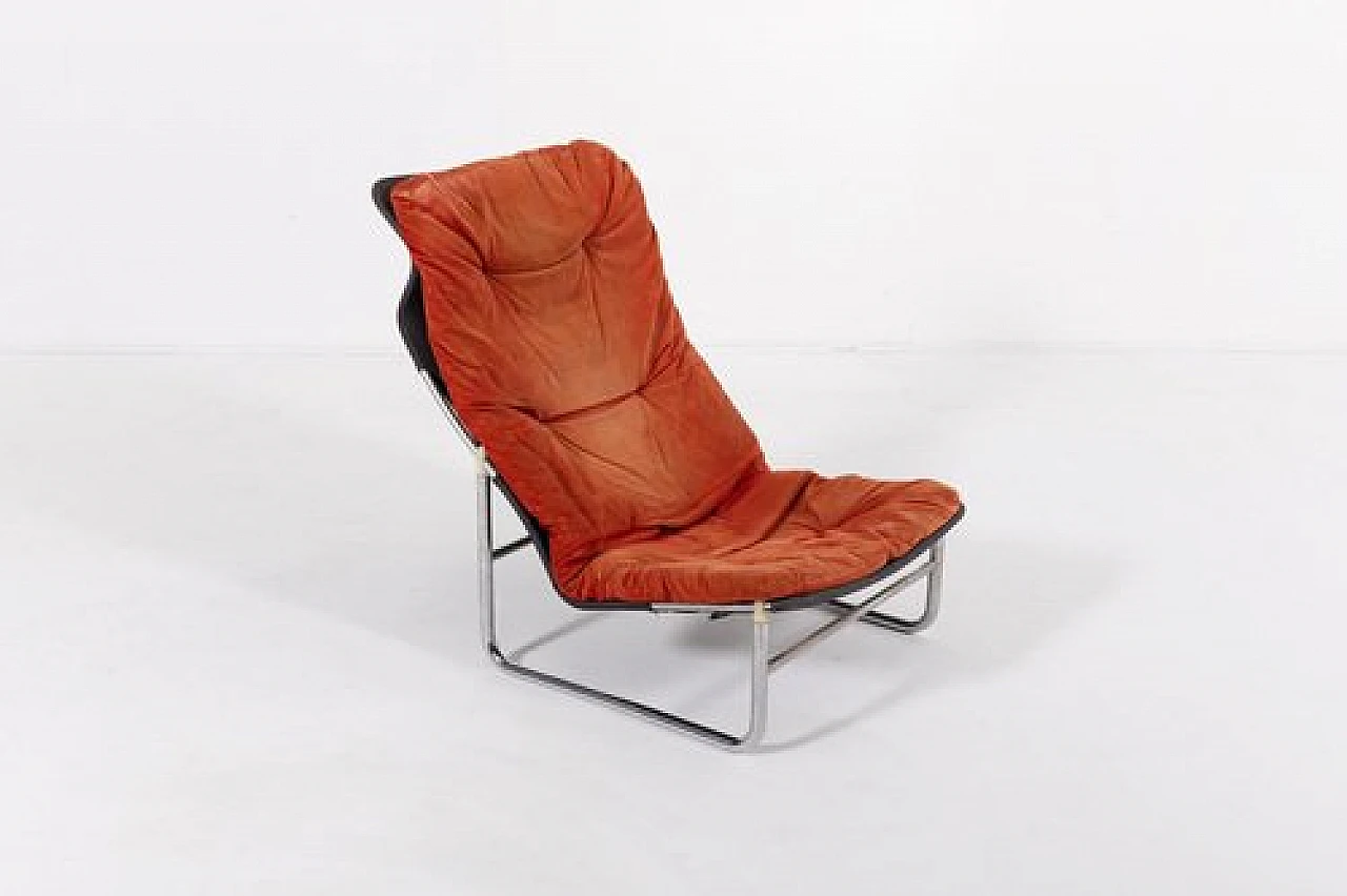 Zobra easy chair by Bror Boije and Jaan Zimmerman for Dux, 1970s 3