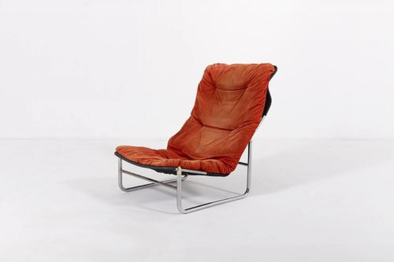 Zobra easy chair by Bror Boije and Jaan Zimmerman for Dux, 1970s 4