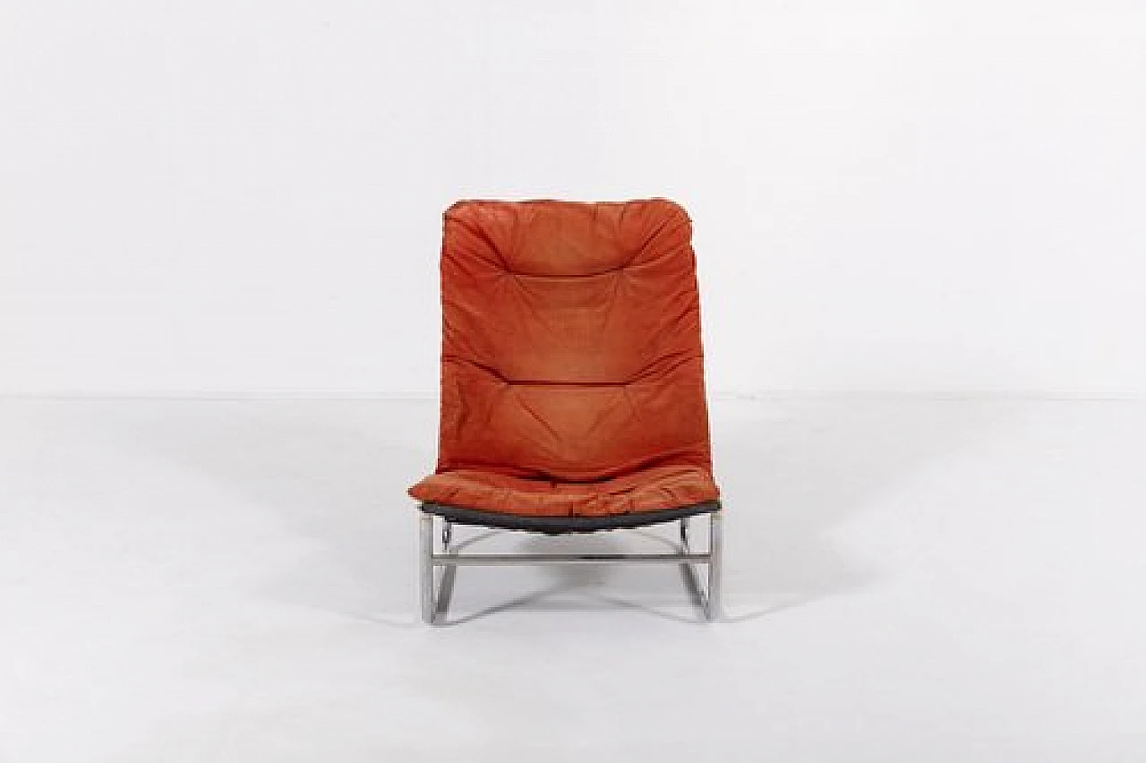 Zobra easy chair by Bror Boije and Jaan Zimmerman for Dux, 1970s 7