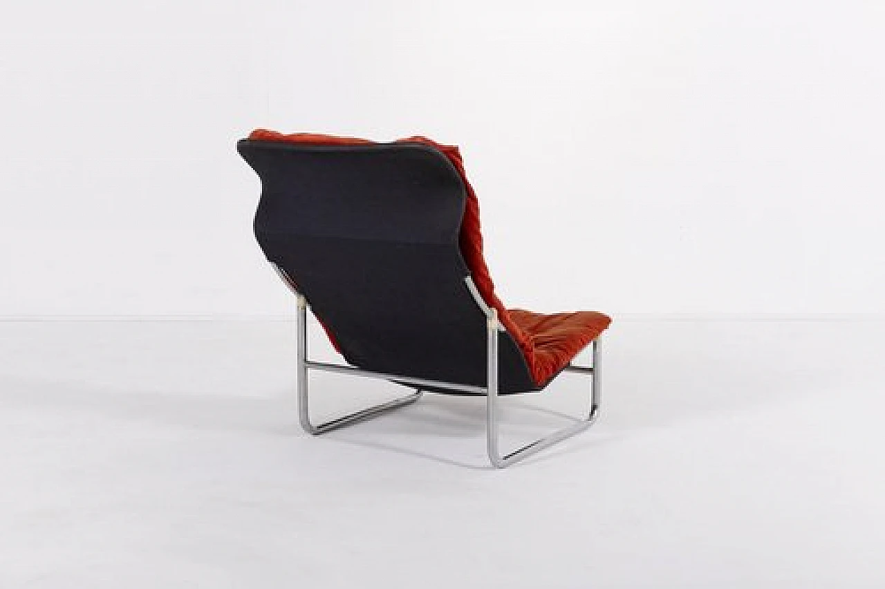 Zobra easy chair by Bror Boije and Jaan Zimmerman for Dux, 1970s 9