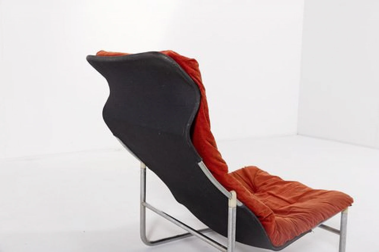 Zobra easy chair by Bror Boije and Jaan Zimmerman for Dux, 1970s 10