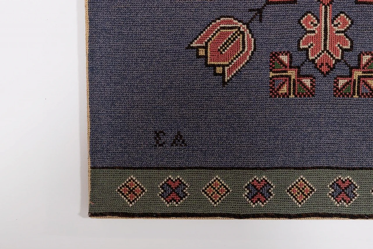Swedish ethnic wall decoration in fabric, 1930s 4