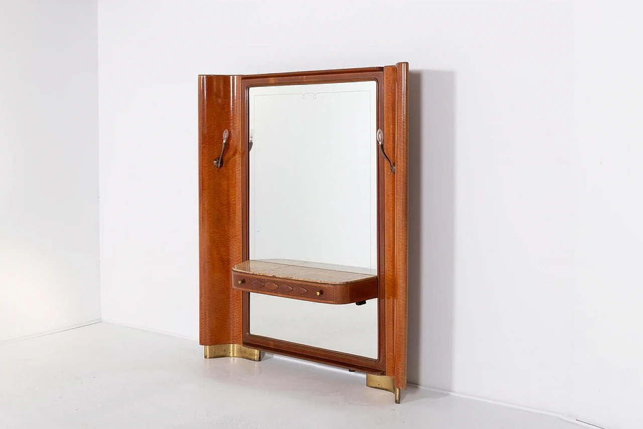 Dressing table in veneer wood from Guglielmo Ulrich, 1950s 1