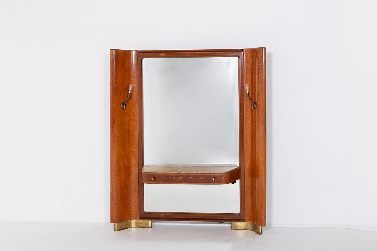 Dressing table in veneer wood from Guglielmo Ulrich, 1950s 2