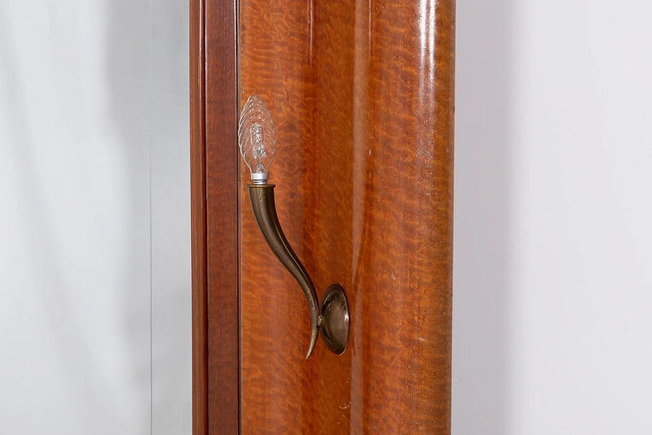 Dressing table in veneer wood from Guglielmo Ulrich, 1950s 4
