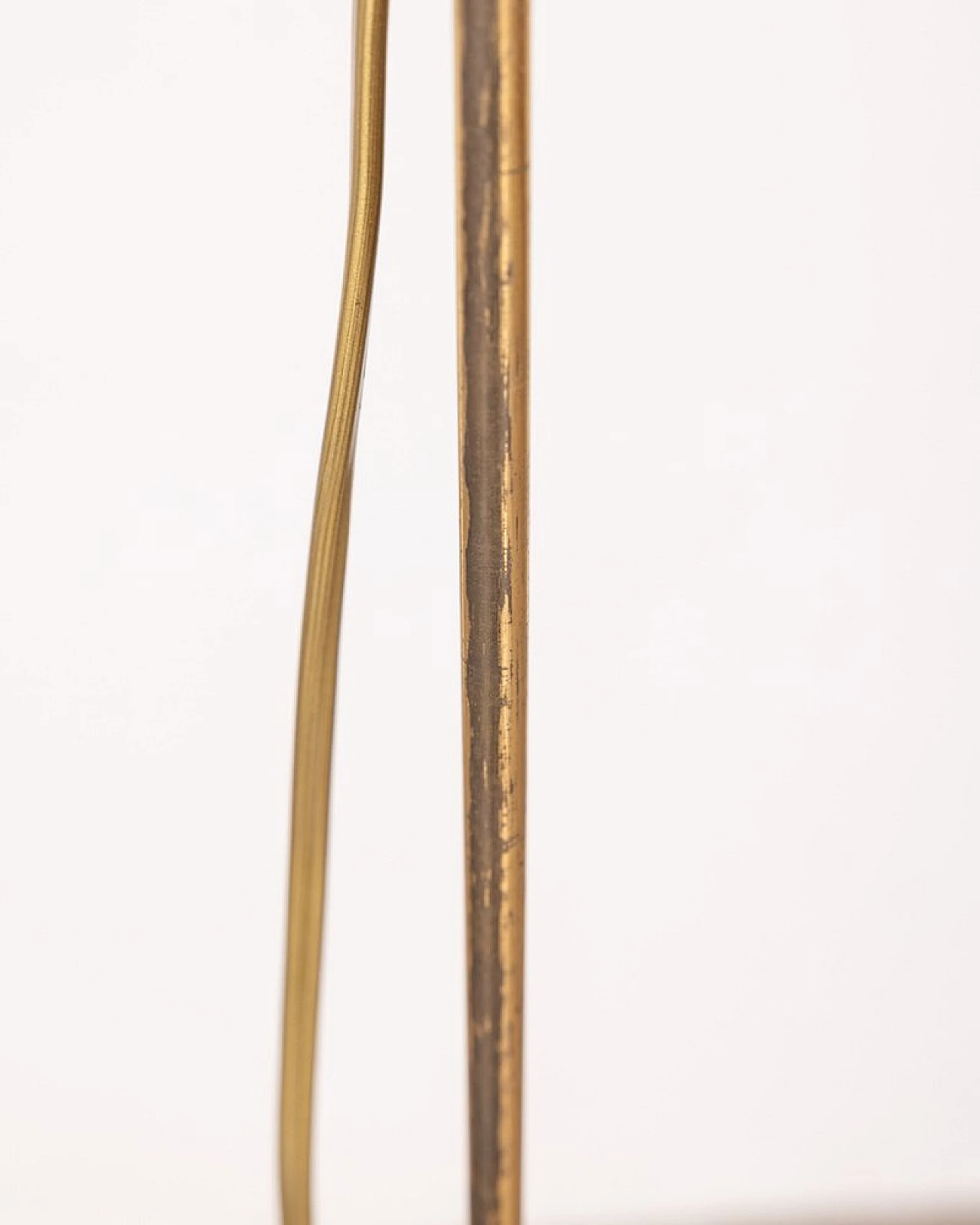Floor lamp with adjustable light in golden brass, 1960s 4