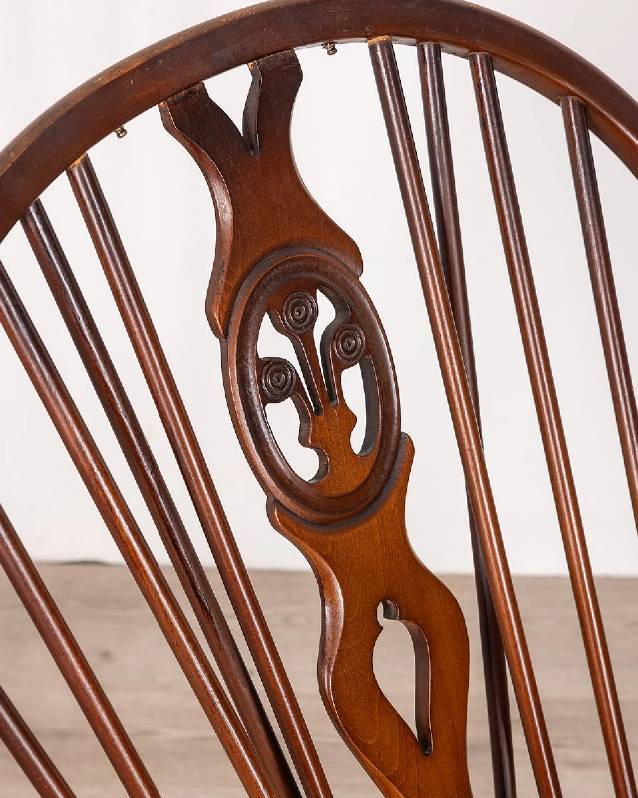 Sedia a dondolo in legno 316 di Lucian Ercolani per Ercol, anni '50 5