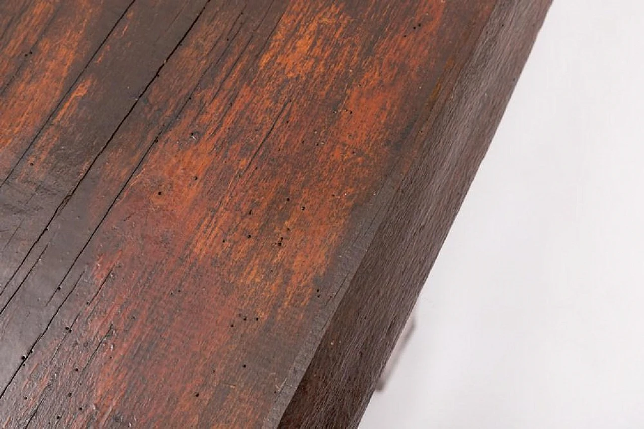 Panca in legno verniciato, anni '50 6