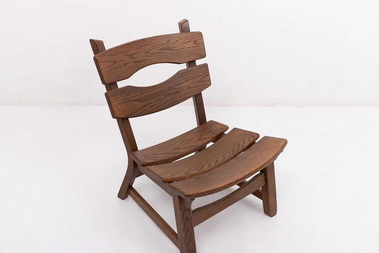 4 Chairs with a table in oak by Dittmann & Co. for Awa, 1970s 8