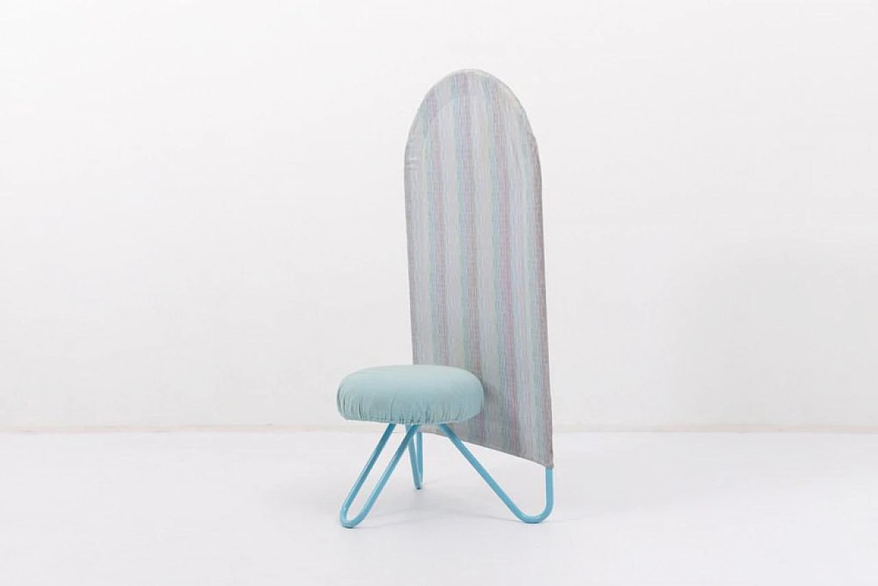 Steel high cack chair by Bonaldo, 1980s 1