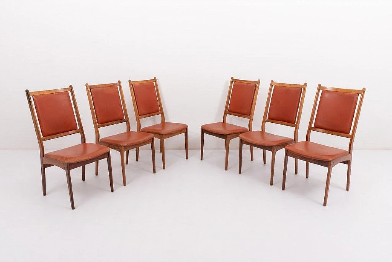 6 Chairs by Hugo Frandsen for Spøttrup Stolfabrik, 1960s 1