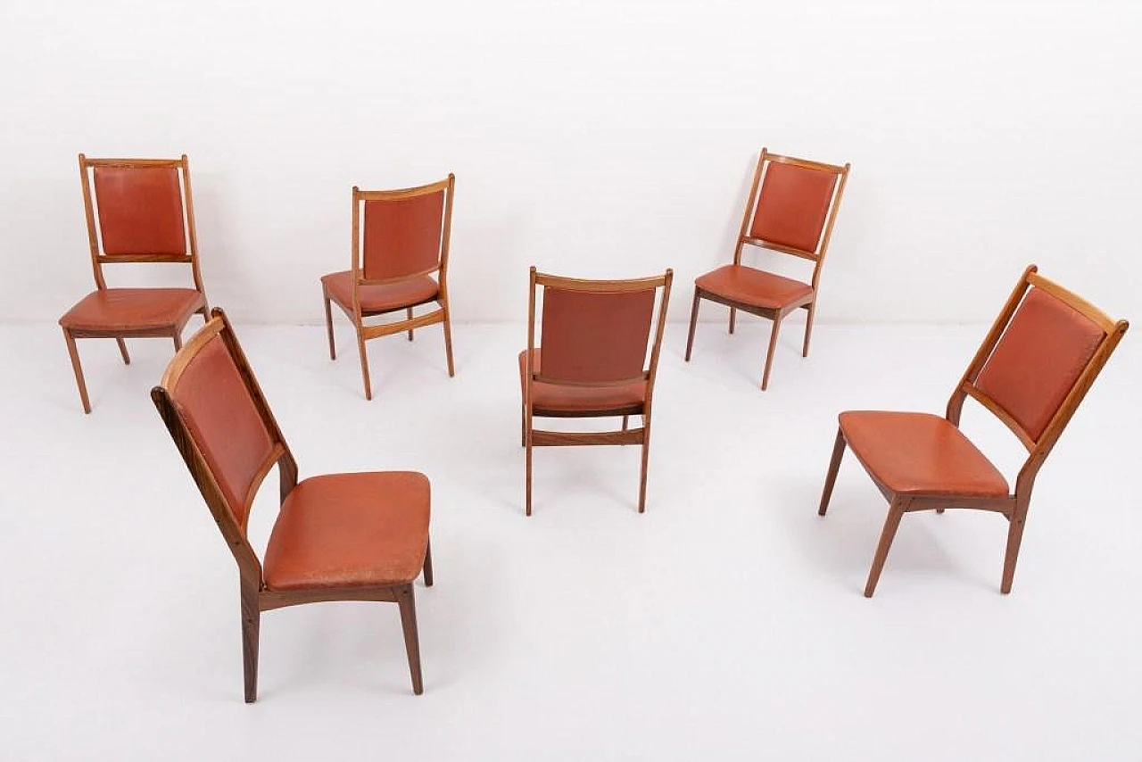 6 Chairs by Hugo Frandsen for Spøttrup Stolfabrik, 1960s 2