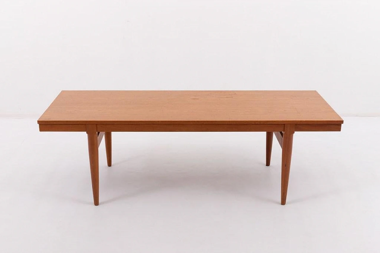 Tavolino da caffè danese in teak, anni '60 1