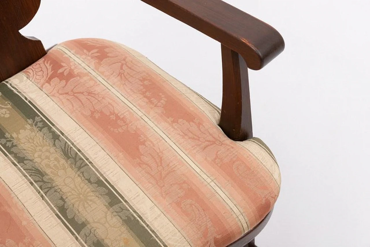 Sedia a dondolo Scandinava Mid-Century 10