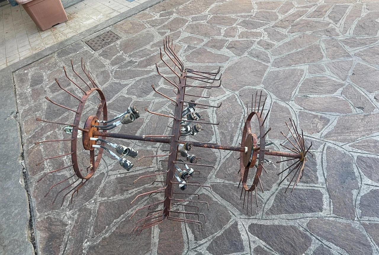 Lampadario a tubi in vetro di Murano di Paolo Venini, anni '60 17