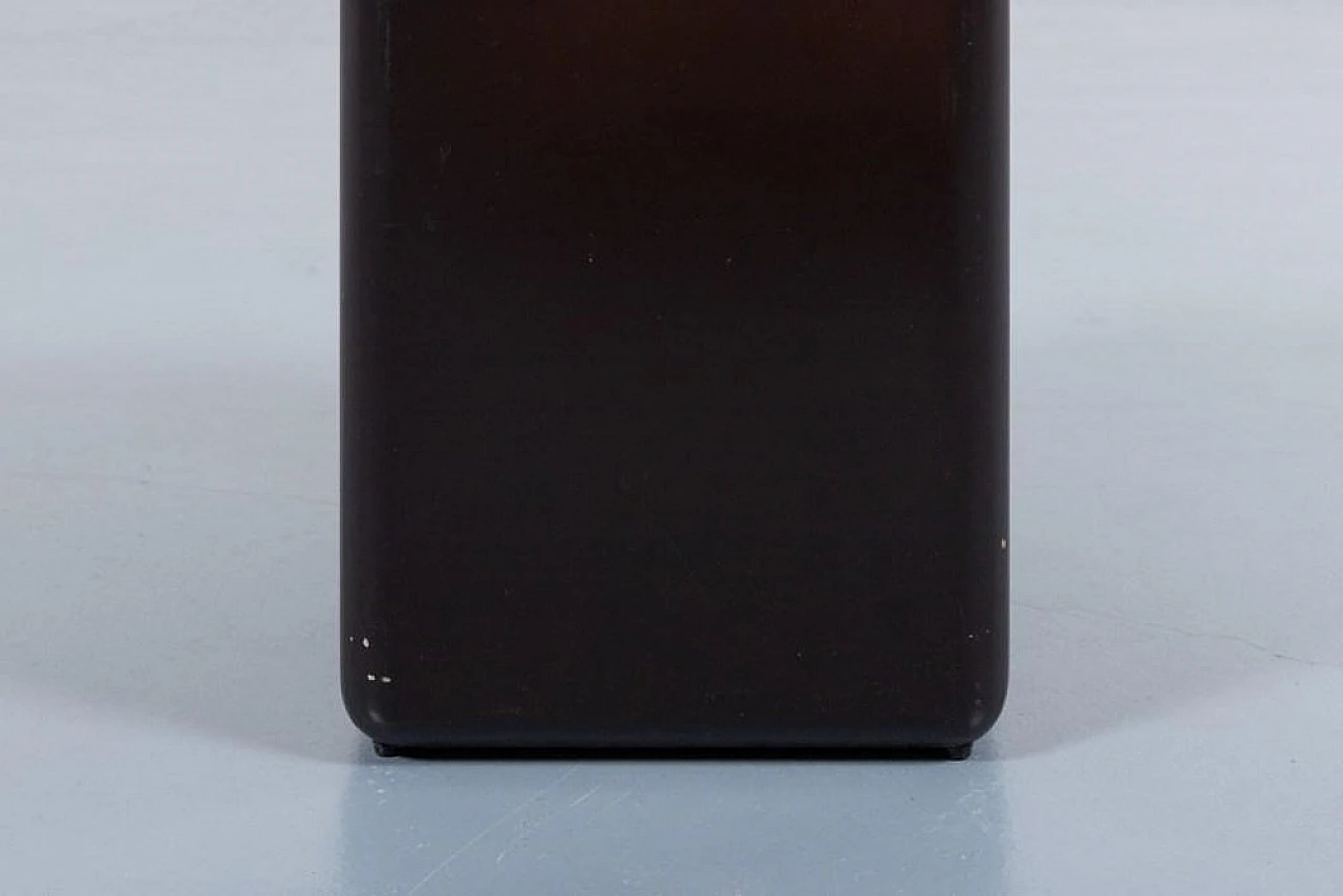 Portaombrelli in plastica marrone, anni '70 3