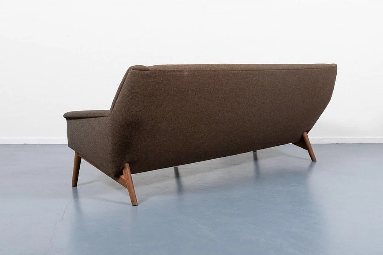 Teak and wool sofa by Kurt Ostervig, 1960s 4