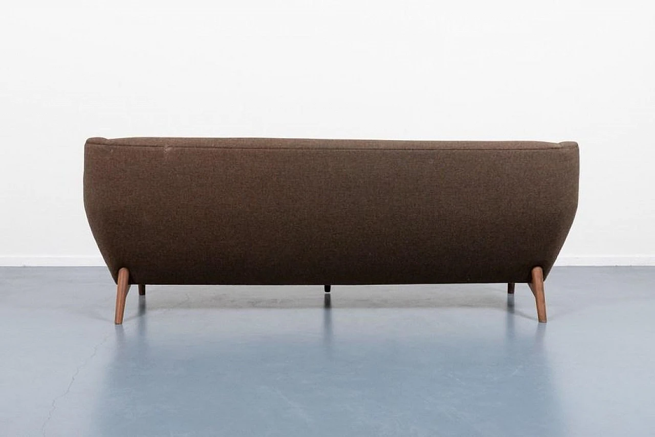 Teak and wool sofa by Kurt Ostervig, 1960s 5