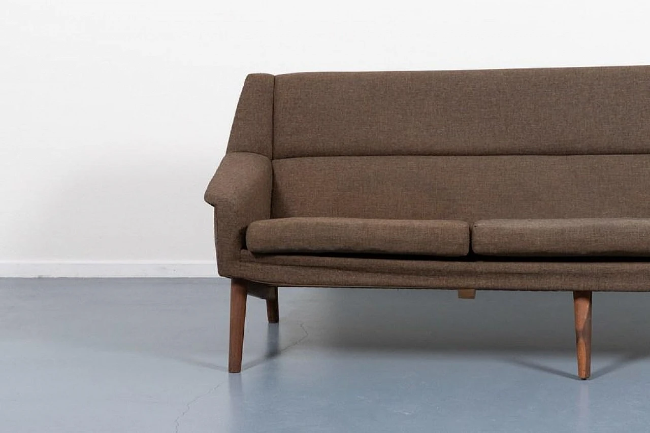Teak and wool sofa by Kurt Ostervig, 1960s 10