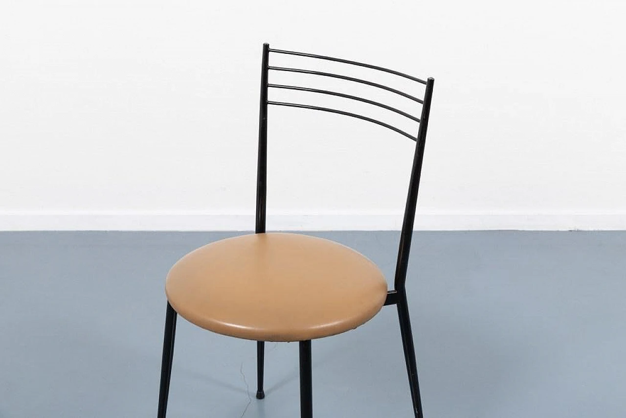 4 vintage Italian bistro chairs, 1970s 7