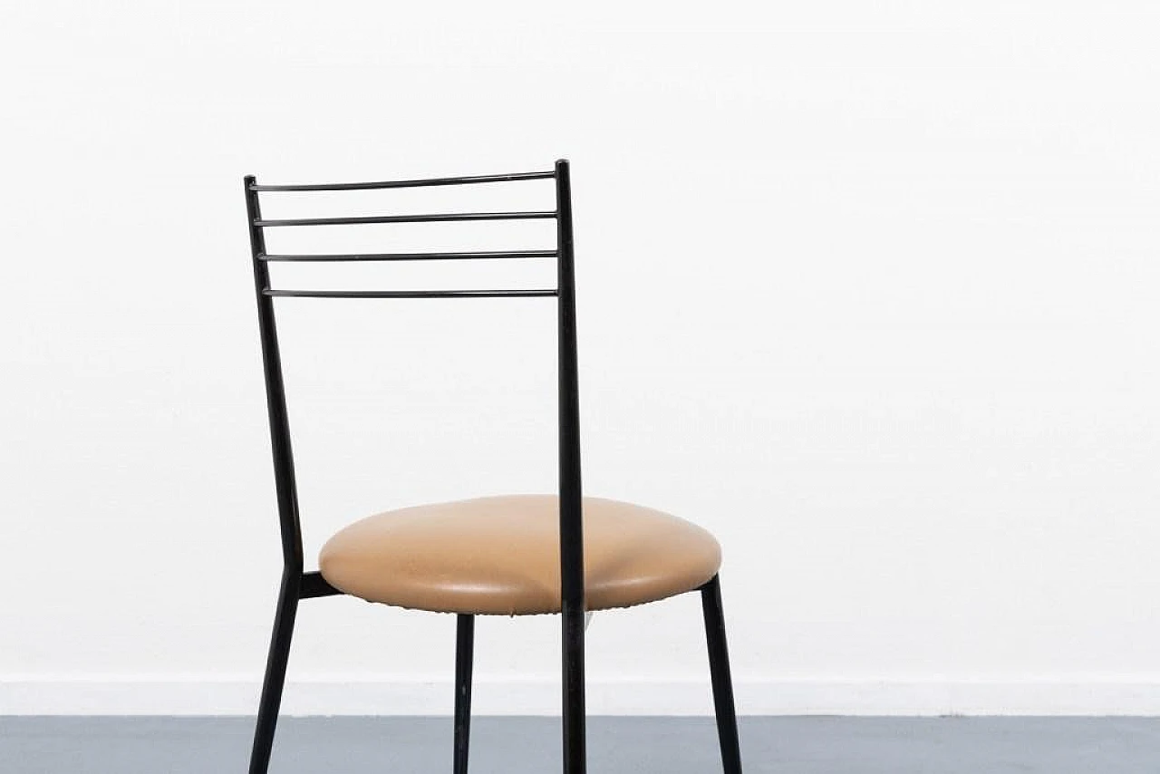 4 vintage Italian bistro chairs, 1970s 8