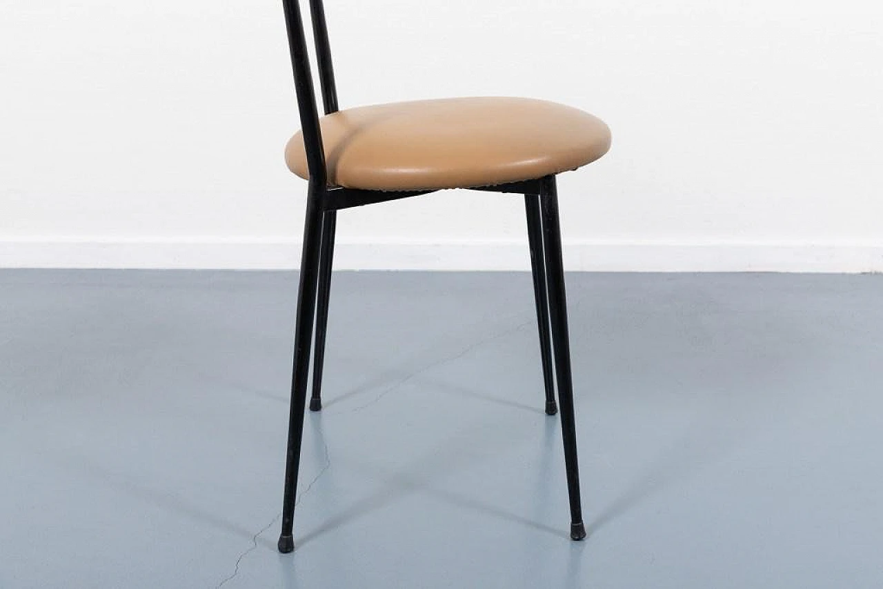 4 vintage Italian bistro chairs, 1970s 9